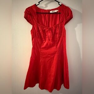 Astr Vibrant Red Dress